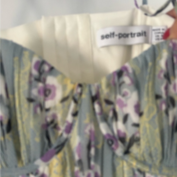 Self-Portrait Multicolor Floral Dress - Picture 4 of 5